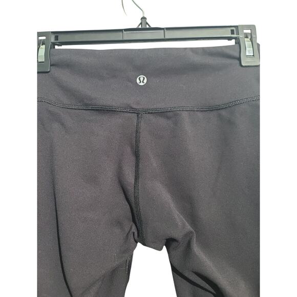 Lululemon Wunder Under Crop II Full-On Luon Black Size 6 - Picture 5 of 5